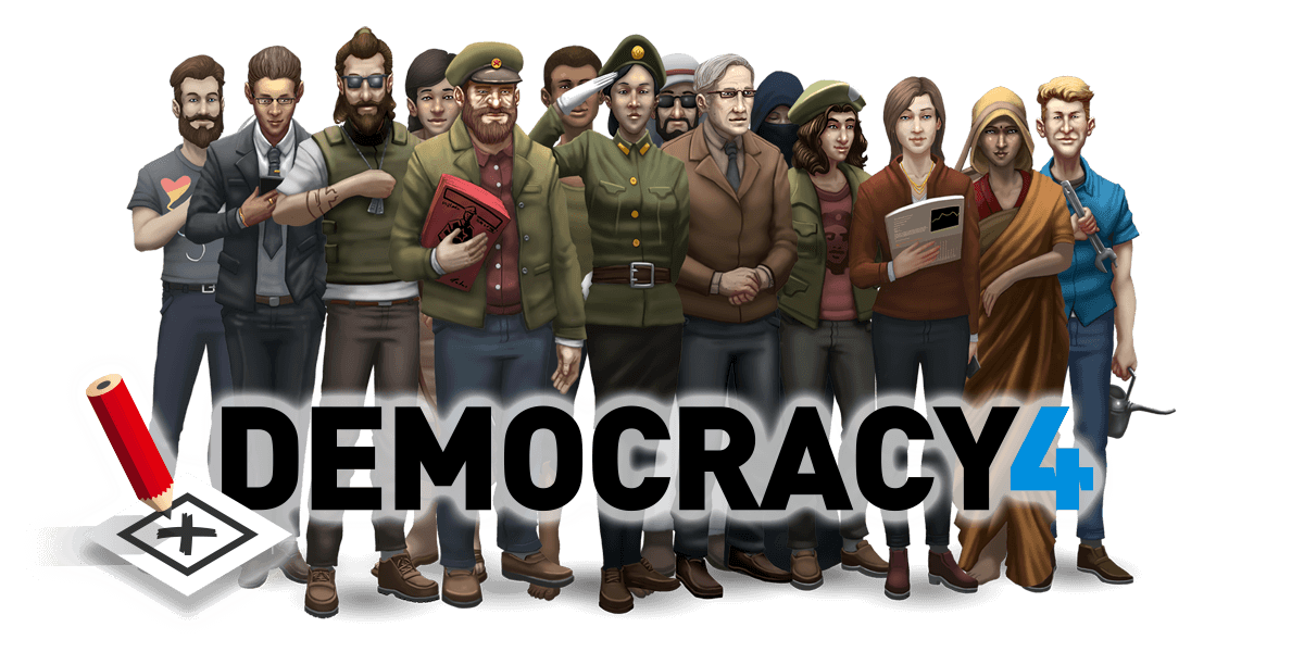 Democracy 4 v1.55 - игра на стадии разработки