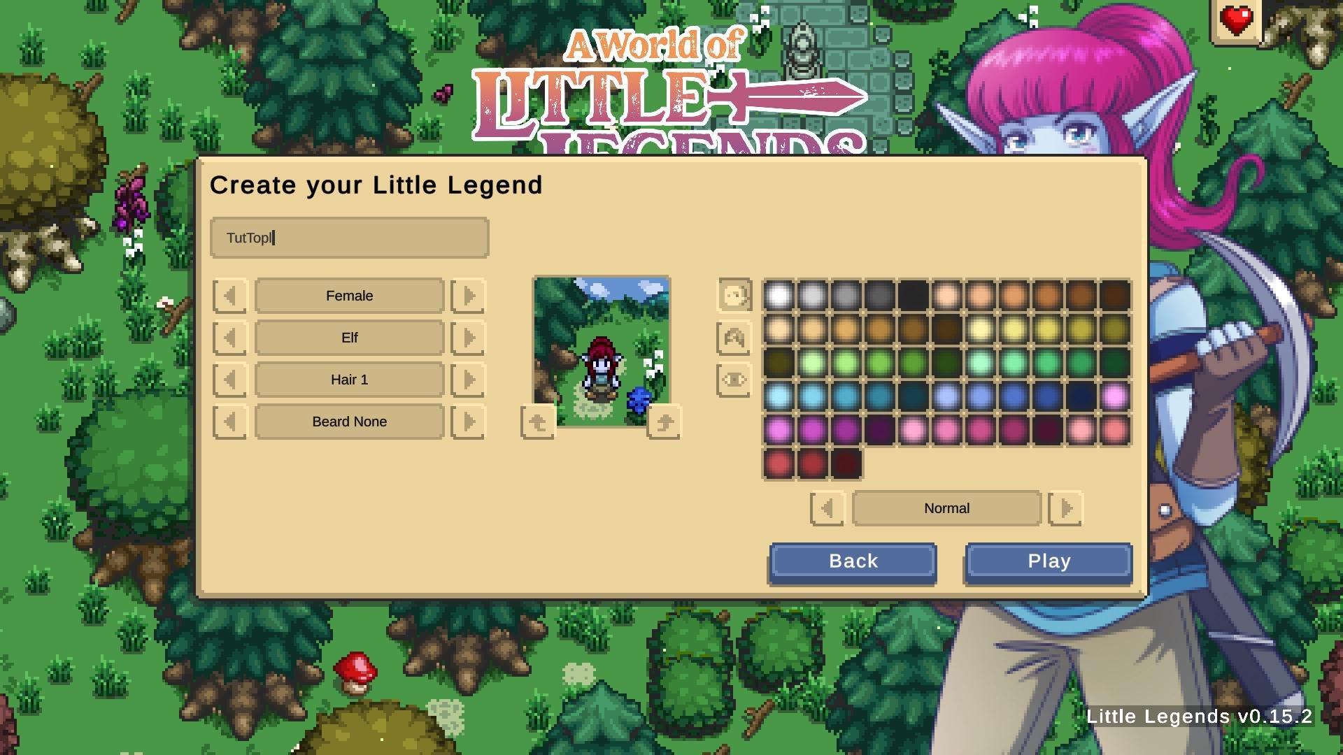 A World of Little Legends v0.15.2 - игра на стадии разработки