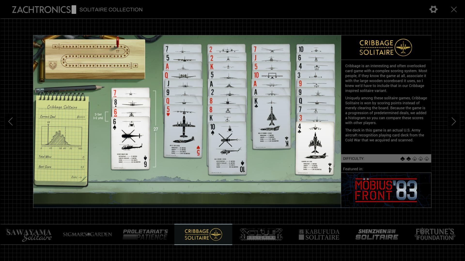 Zachtronics on X: What's in the Zachtronics Solitaire Collection